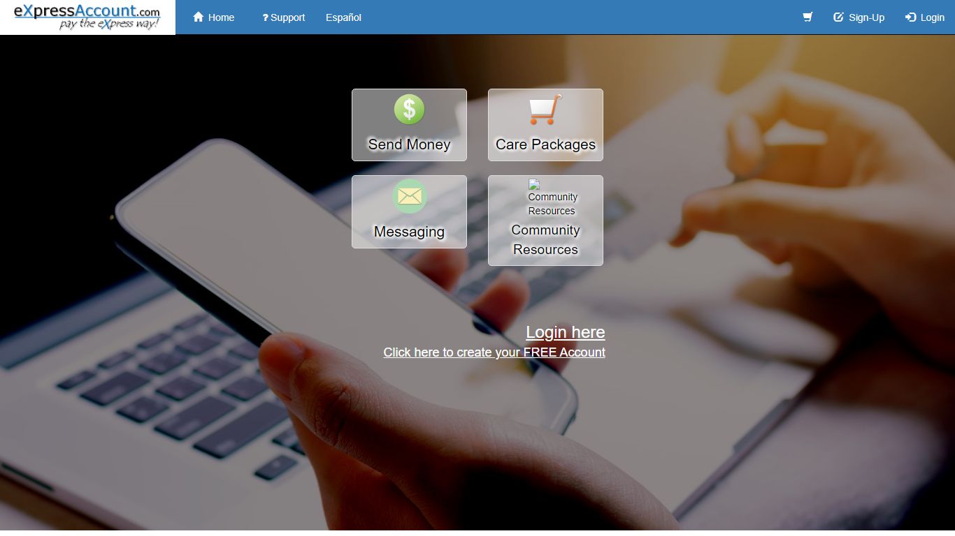 eXpress Account: Login or Create an Account